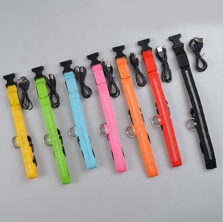 LED Nylon Pet Collar