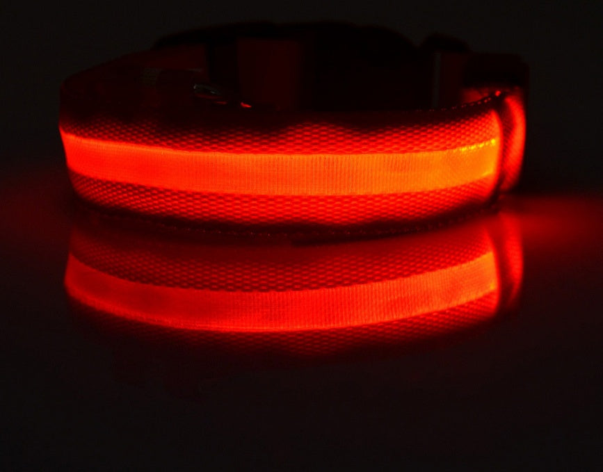 LED Nylon Pet Collar