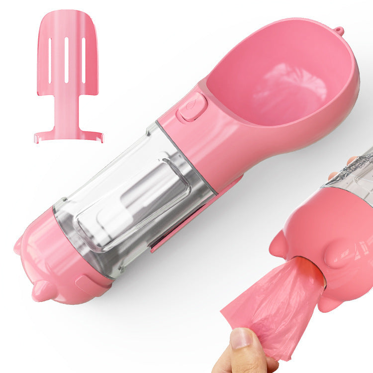 4-in-1 Portable Dog Water Bottle