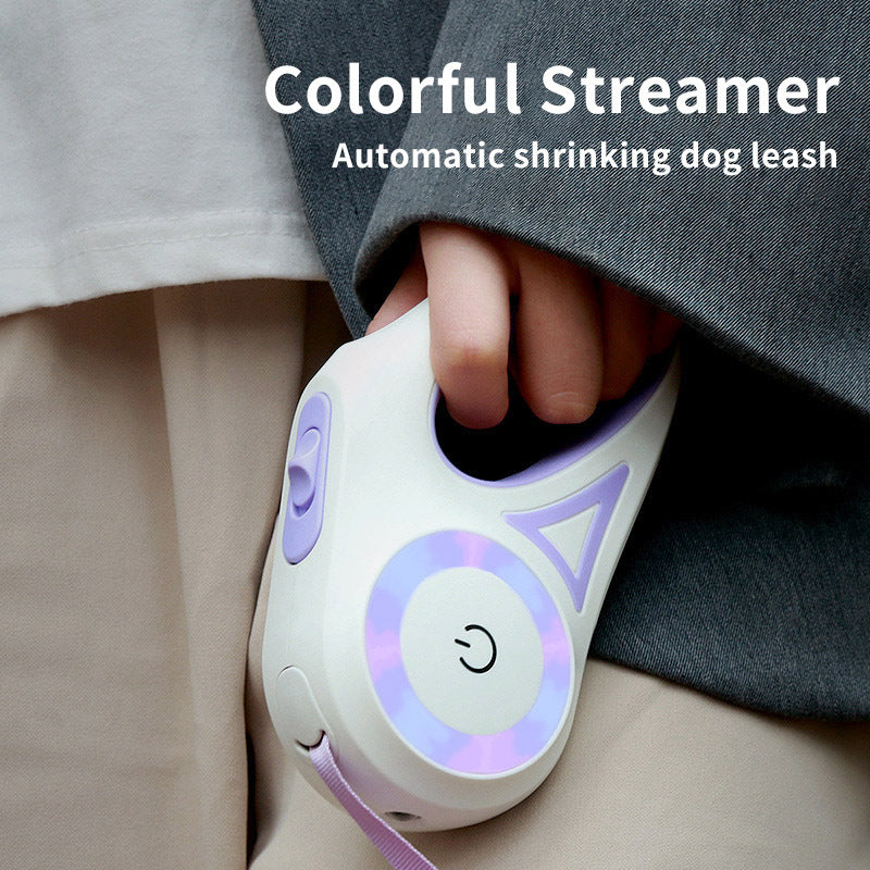 Retractable colorful leash